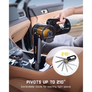 Signature Tire Inflator and V10 APEX Foldable Car Vacuum Cleaner Elite
